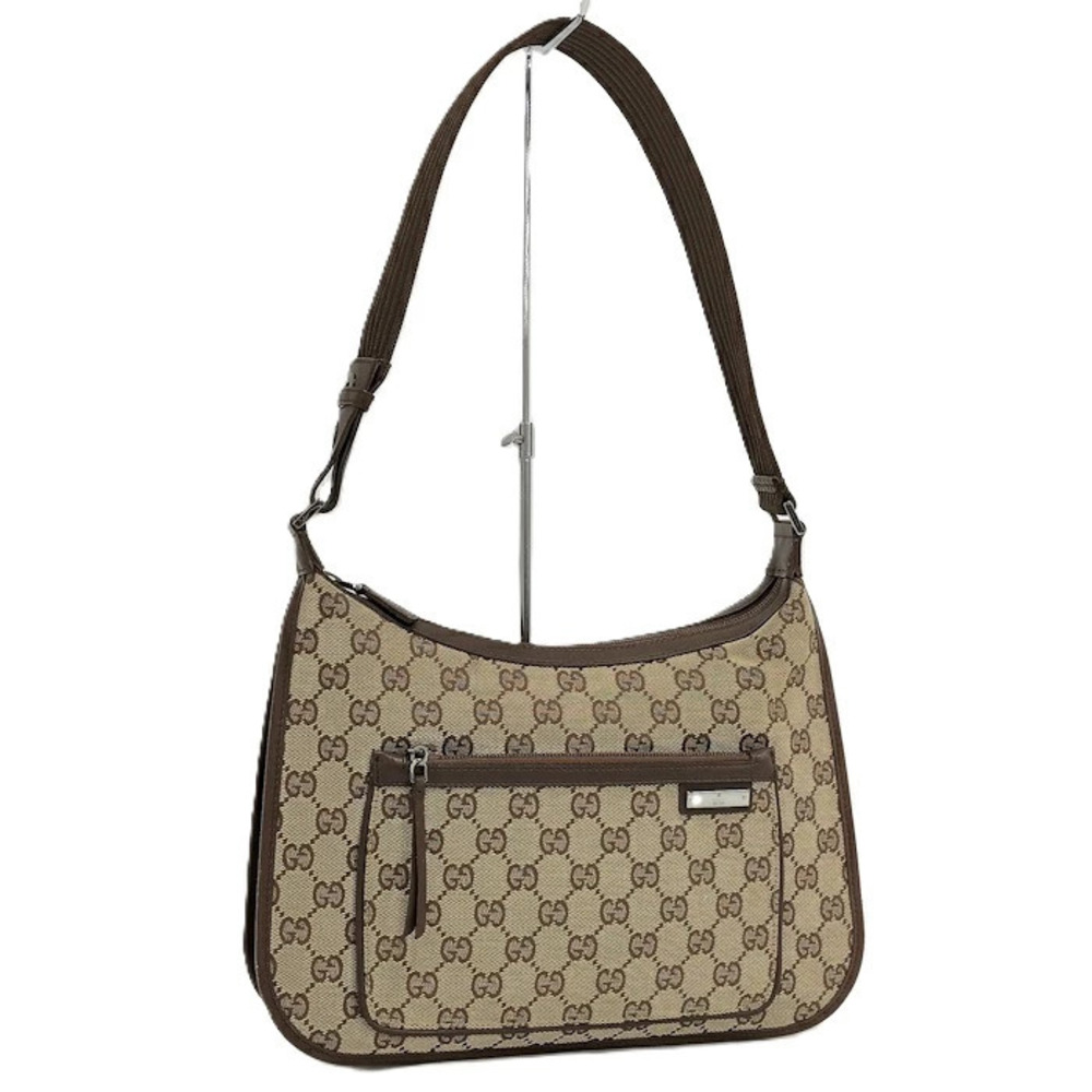Gucci Shoulder Bag GG Canvas Brown
